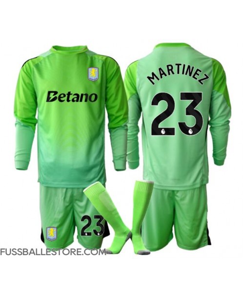 Günstige Aston Villa Emiliano Martinez #23 Torwart Auswärts Trikotsatzt Kinder 2025-26 Langarm (+ Kurze Hosen) Günstige Aston Villa Emiliano Martinez #23 Torwart Auswärts Trikotsatzt Kinder 2025-26 Langarm (+ Kurze Hosen)